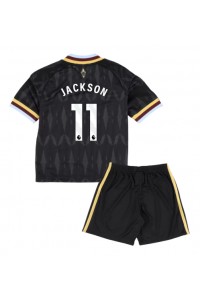 Aston Villa Nicolas Jackson #11 Jalkapallovaatteet Lasten Vieraspeliasu 2026-27 Lyhythihainen (+ Lyhyet housut)
